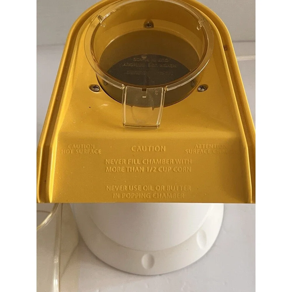 Presto PopLite Hot Air Popcorn Popper Tested OK Model 0482007